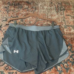 Under Armour Women's Dark Gray Athletic Shorts